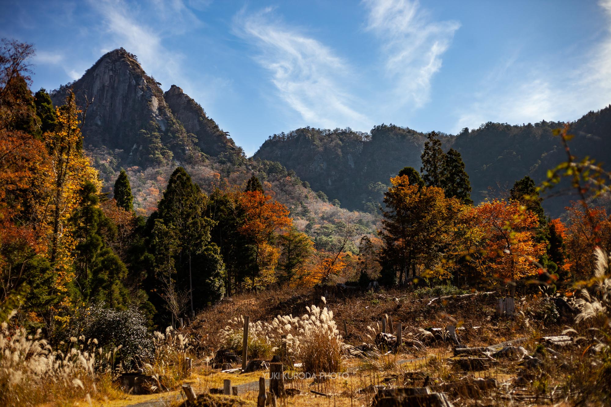 延岡の鹿川渓谷・鹿川キャンプ場の紅葉